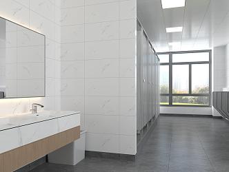 Public Toilet Restroom Public Toilet 3d model