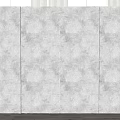Modern Gray Textured Stone Background Wall With Decorative Panel And Interior Design