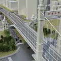 The Modern Bridge 3d model