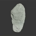 Natural Stone with Rough Surface and Grayish White Color for Decorative Use