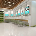 Bright Modern Pet Home Interior Featuring Reception Desk Display Walls And Comfortable Seating