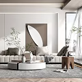 Modern Sofa Coffee Table Combination Sofa Coffee Table 3d model