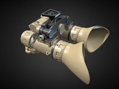 Modern night vision goggles 3d model