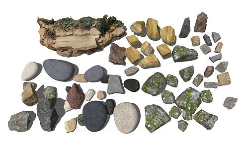 Modern Stone 3d model