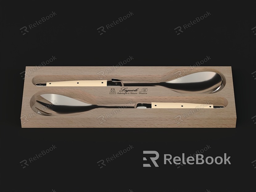 modern spoon spoon knife and fork model