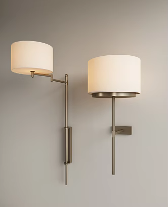 Modern Light Luxury Wall Lamp Bedside Wall Lamp Study Room Wall Lamp Living Room Wall Lamp Long Strip Wall Lamp Round Wall Lamp 3d model