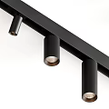 Sleek Modern Black Track Downlights And Spotlights For Home Interior Lighting Design