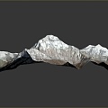 Geography, topography, mountain shape, ridge, ridge, valley, mountain range, canyon, geomorphology, mountain peak, mountain body 3d model