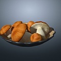 mushroom mushroom mushroom vegetable mushroom 3d model