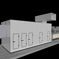 Industrial Drying Equipment With Multiple Doors And Exhaust System For Processing Line