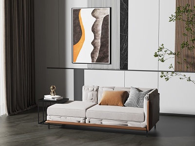 Modern chaise longue model