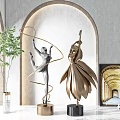 Modern ornaments combination display ornaments 3d model