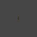 Classic Metallic Sword With Golden Hilt Decoration Red Pommel Against Simple Gray Background