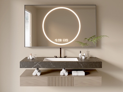 Modern Bathroom Cabinet Bathroom Basin Bathroom Ornaments model