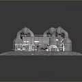 Industrial Equipment Configuration With Large Metal Pipes Control Panels And Machinery Units