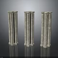 Columns Stone Columns Stone Columns Old Columns Roman Columns Roman Columns Classical Columns Greek Columns 3d model