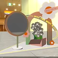MOSTROMET Arch Display Setup With Flower Decorations Nice To Meet U Sign And GIFT Globe