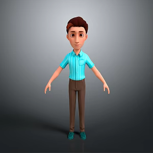 Men Male Handsome Men Young Teenager Male Character Boy CG Boy Realistic Men 3d model