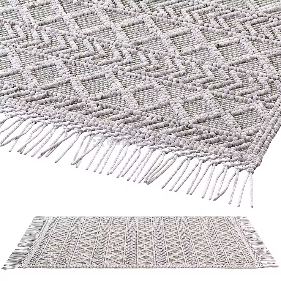 square carpet 3d model
