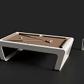 Modern Stylish Billiard Table Sports Equipment With Cue Stick Balls And Rack
