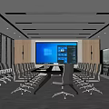 Conference Room 3d model