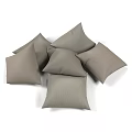 Multiple Gray Fabric Decorative Throw Pillows For Sofa And Bed Decoration 3d model