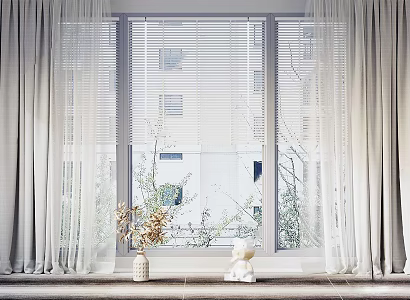 Modern Curtains 3d model