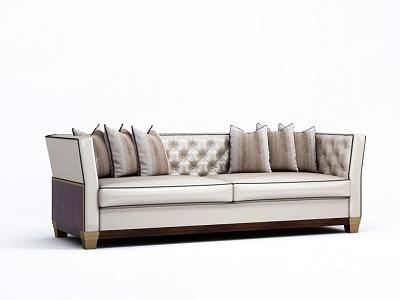 Double sofa 3d model