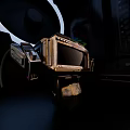 The old robot. 3d model