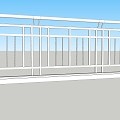 Modern Railing 3d model