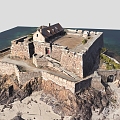 Fort Castle Scan Castle Scan Island Change to Ruins and Historic Sites 3d model