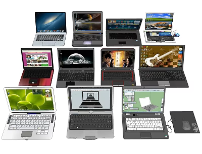 Laptop 3d model Laptop 3d model