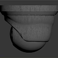 Projection Monitoring Dome Surveillance Camera With Metal Casing And HD Lens