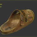 Slippers Sandals Beach Shoes Bubble Shoes Cave Shoes Realistic 3d model