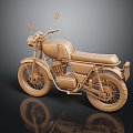 Modern Toy Motorcycle Two Wheels Motocross Motorcycle Road Race Motorcycle 3d model