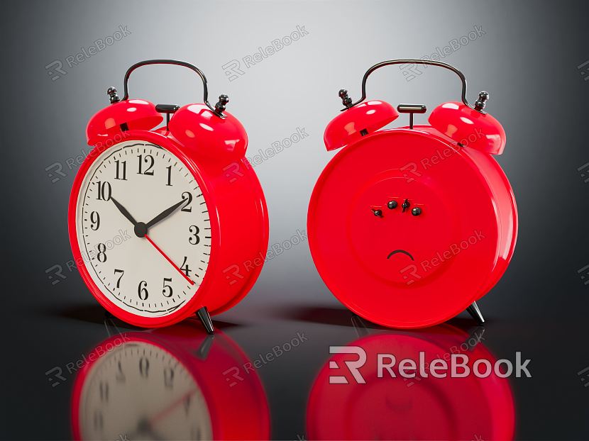 Modern alarm clock alarm model