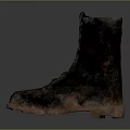 Rugged Laced Up Outdoor Boots With Textured Upper And Durable Brown Sole