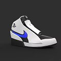 PlayStation x Nike Collaboration High Top Sneakers With Blue Logo Design