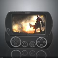 Sony Handheld Game Console With Game Display And Control Buttons