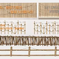 Natural Wooden Railings With Rope Accents And String Lights For Outdoor Decor