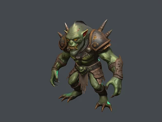 Orc Warcraft 3d model