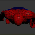 Spider Man Character In Classic Red And Blue Suit With Spider Logo