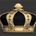 European-style crown crown crown crown home accessories 3d model