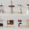Several combinations of sides and corners 3d model