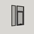 Aluminum alloy window combination 3d model