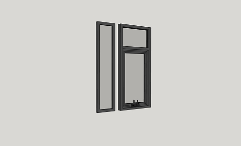 Aluminum alloy window combination 3d model