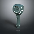 Portable Handheld Green Device With Ergonomic Grip Handle And Front Lens Design