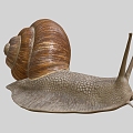 Snail Cartoon Snail Reptile Cartoon Animal 3d model