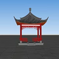 Chinese-style pavilion 3d model