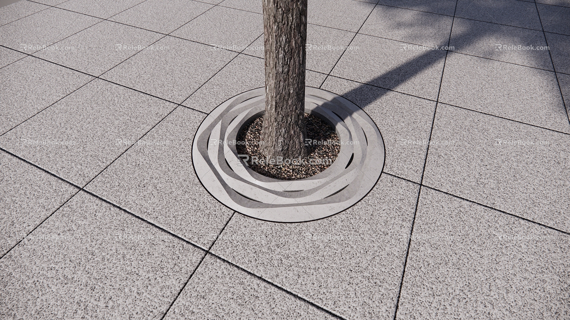 Modern Tree Grate Shaped Tree Grate model